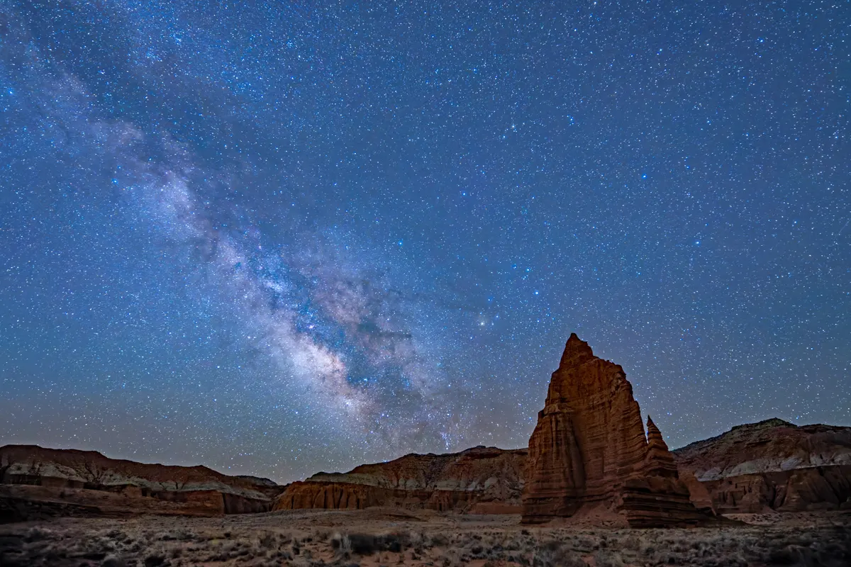 The Milky Way above Capitol Reef National Park