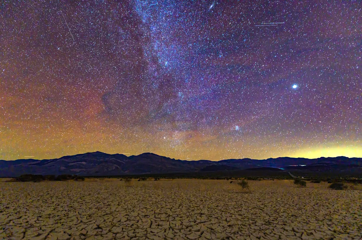 The Milky Way above Death Valley National Park