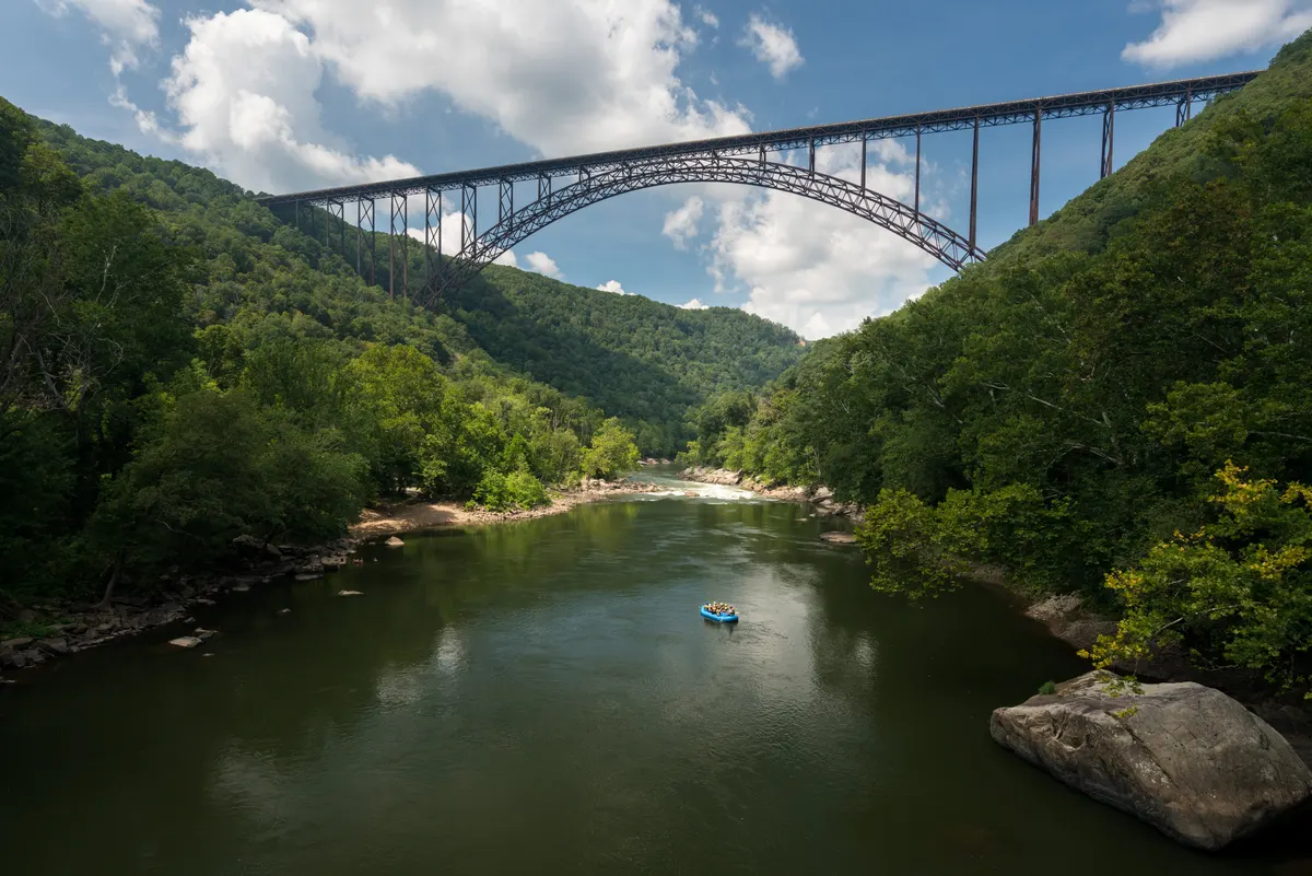 A view in New River Gorge National Park & Preserve