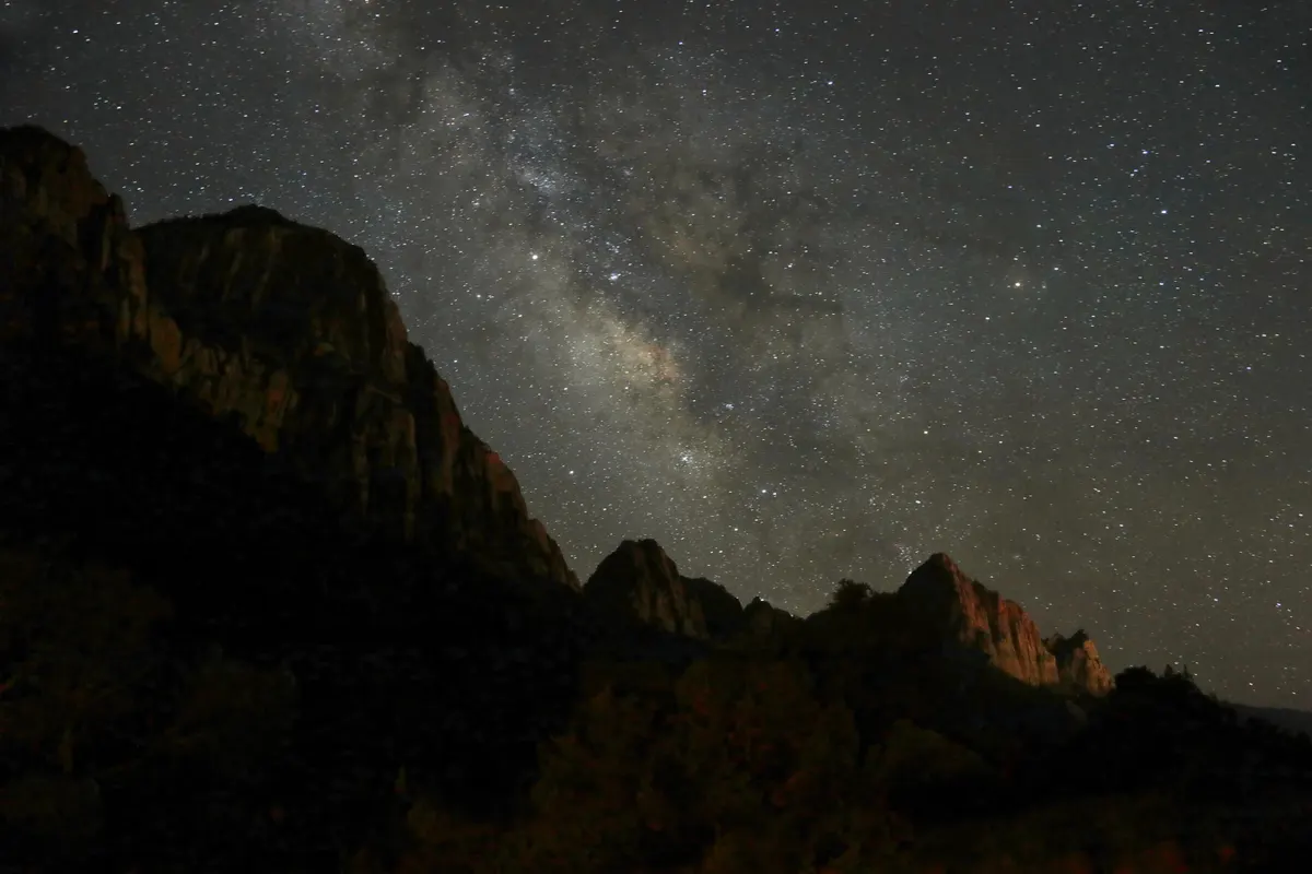 The Milky Way above Zion National Park